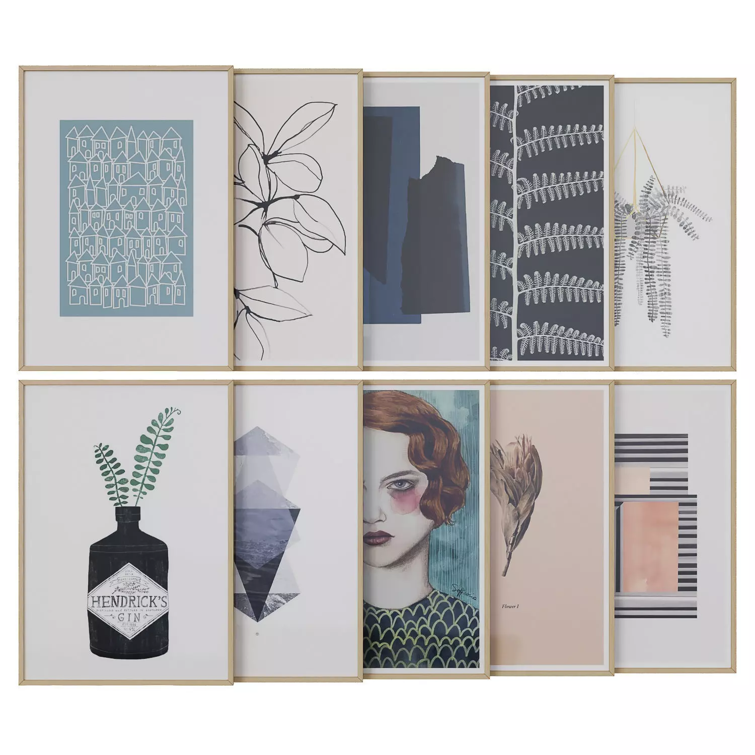 art work set 37 3D model_0