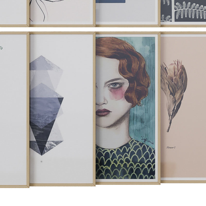 art work set 37 3D model_3