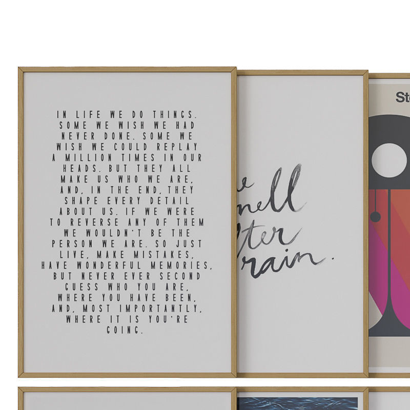 art work set 33 3D model_1