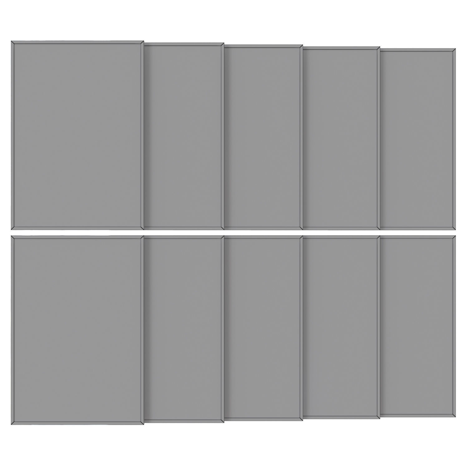 art work set 33 3D model_4