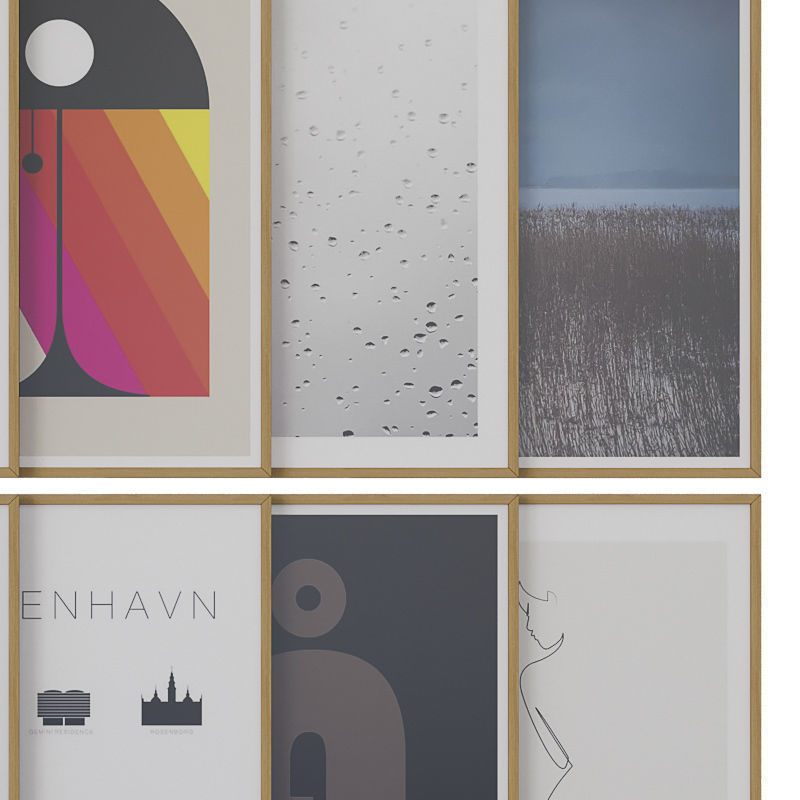 art work set 33 3D model_2