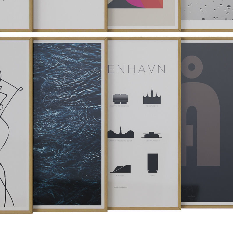 art work set 33 3D model_3