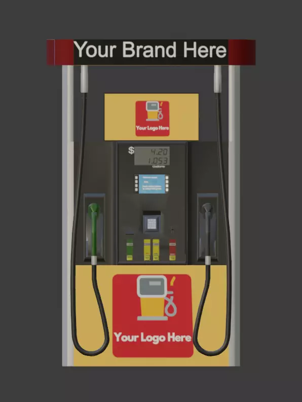 Gas Pump 3D model