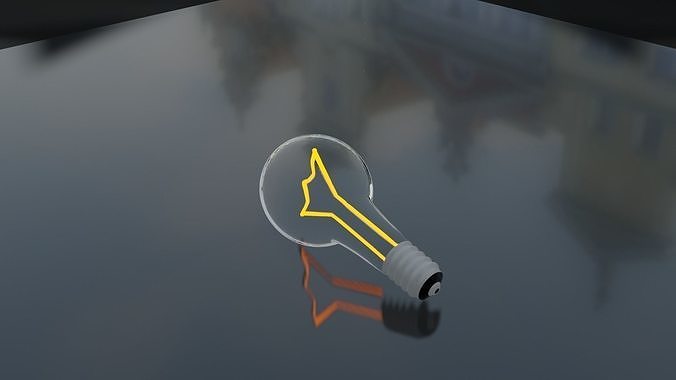 amazing glassy Lamp Low-poly 3D model