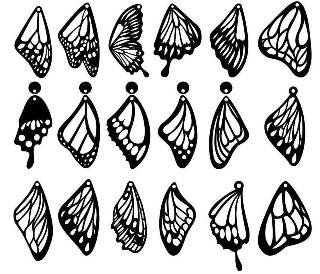 Butterfly wing 3D print model_2