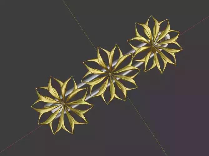 hair pin 01 Free 3D model