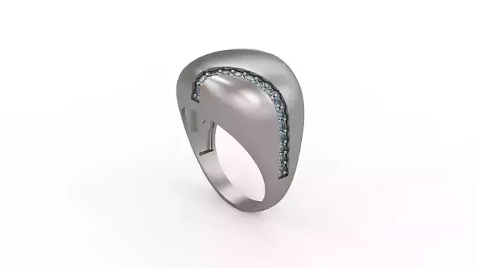 Ultra Vision Multistone Diamond Ring - Eu 58