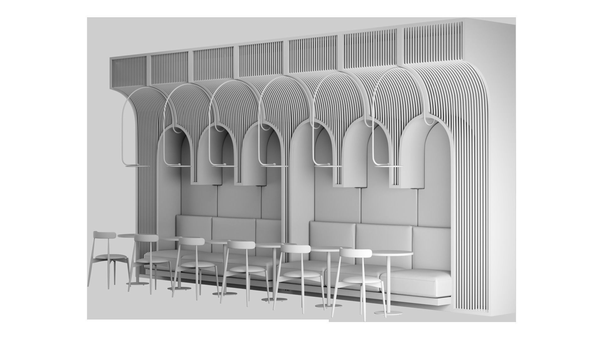 Restaurant Seating Group NM2 3D model_8