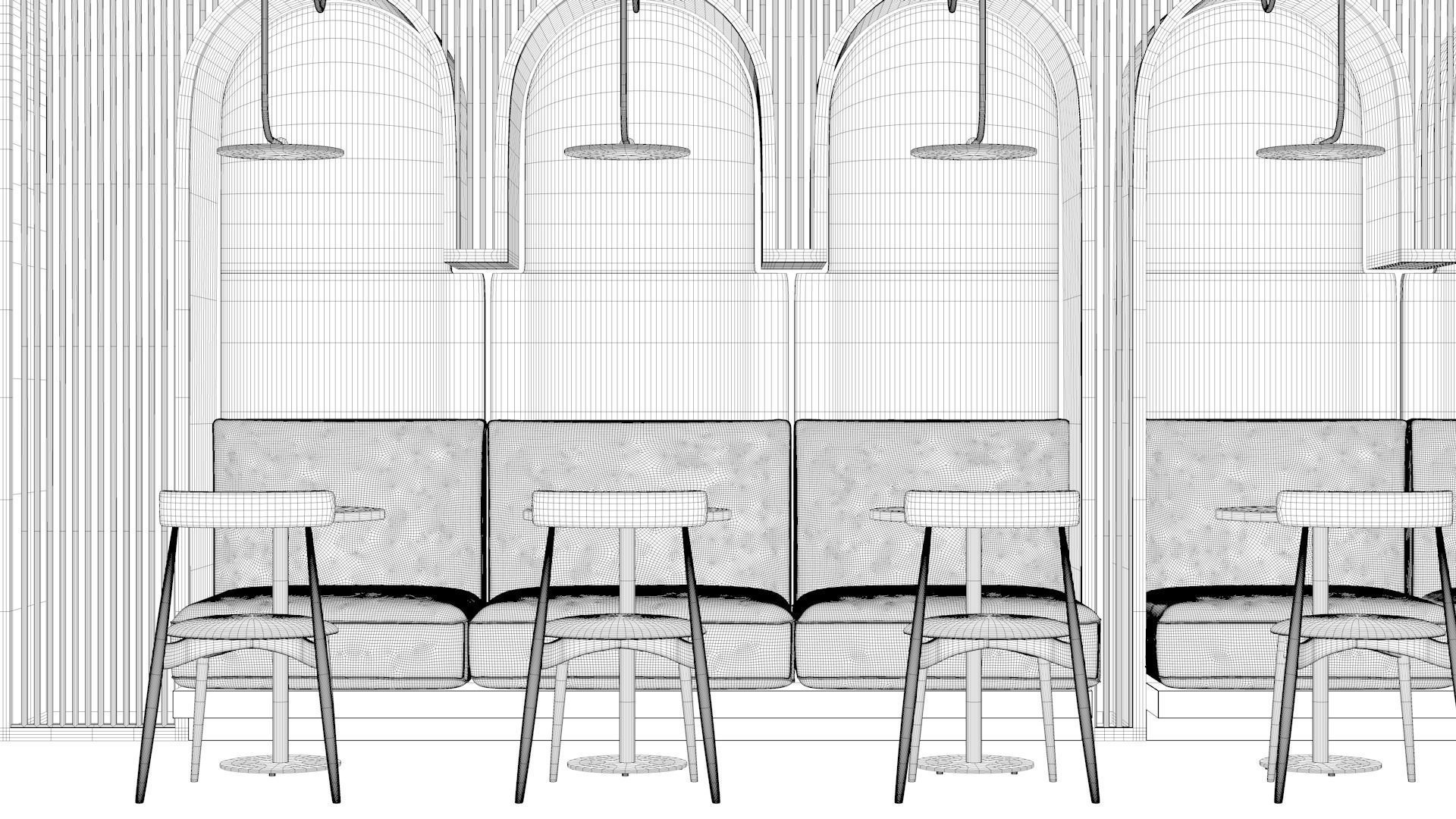 Restaurant Seating Group NM2 3D model_14