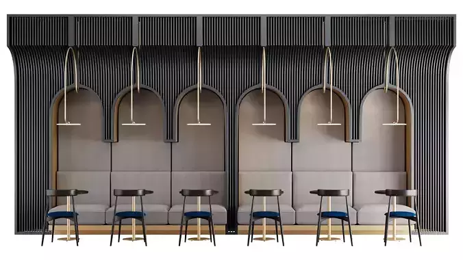 Restaurant Seating Group NM2 3D model