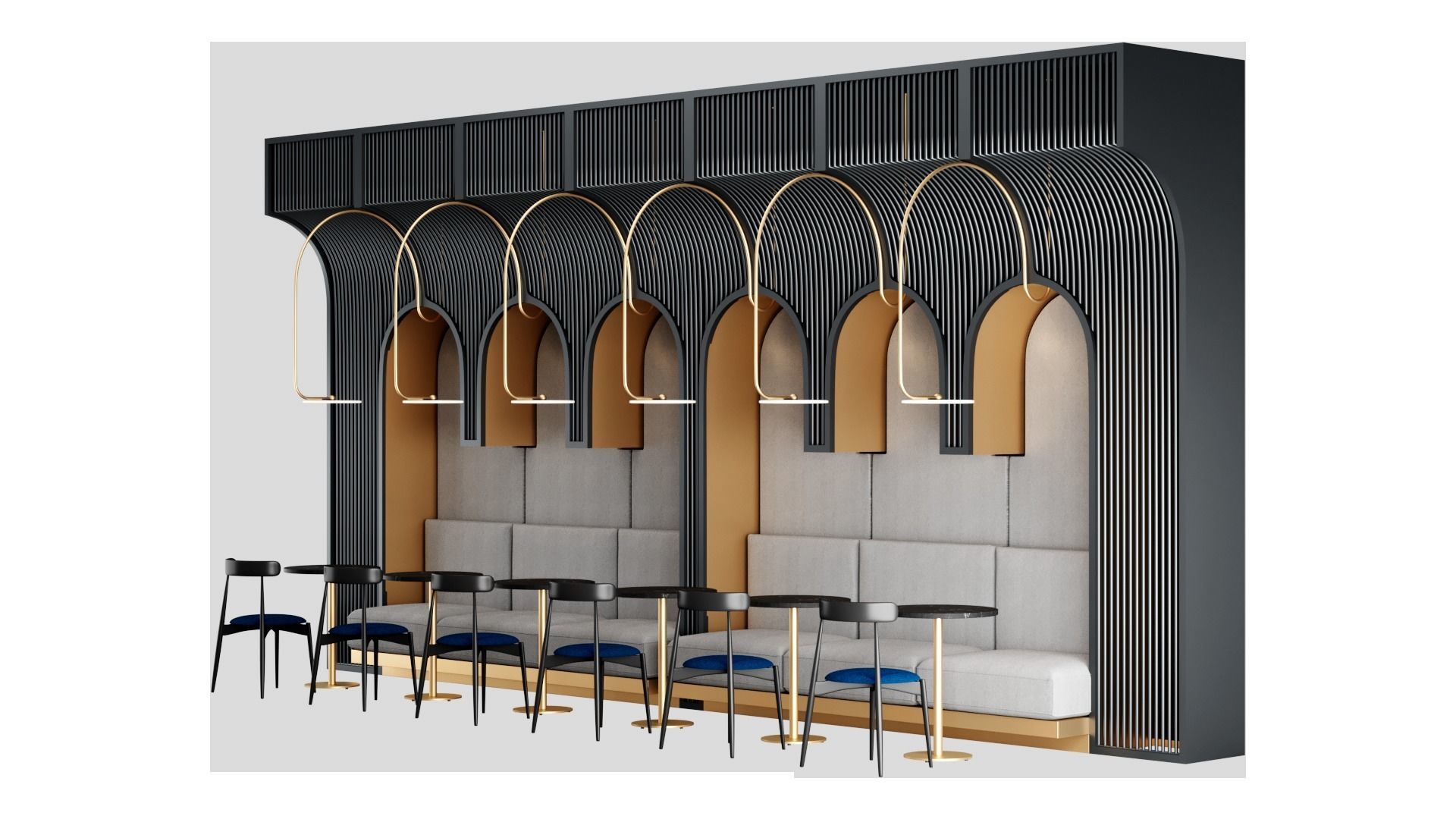 Restaurant Seating Group NM2 3D model_3