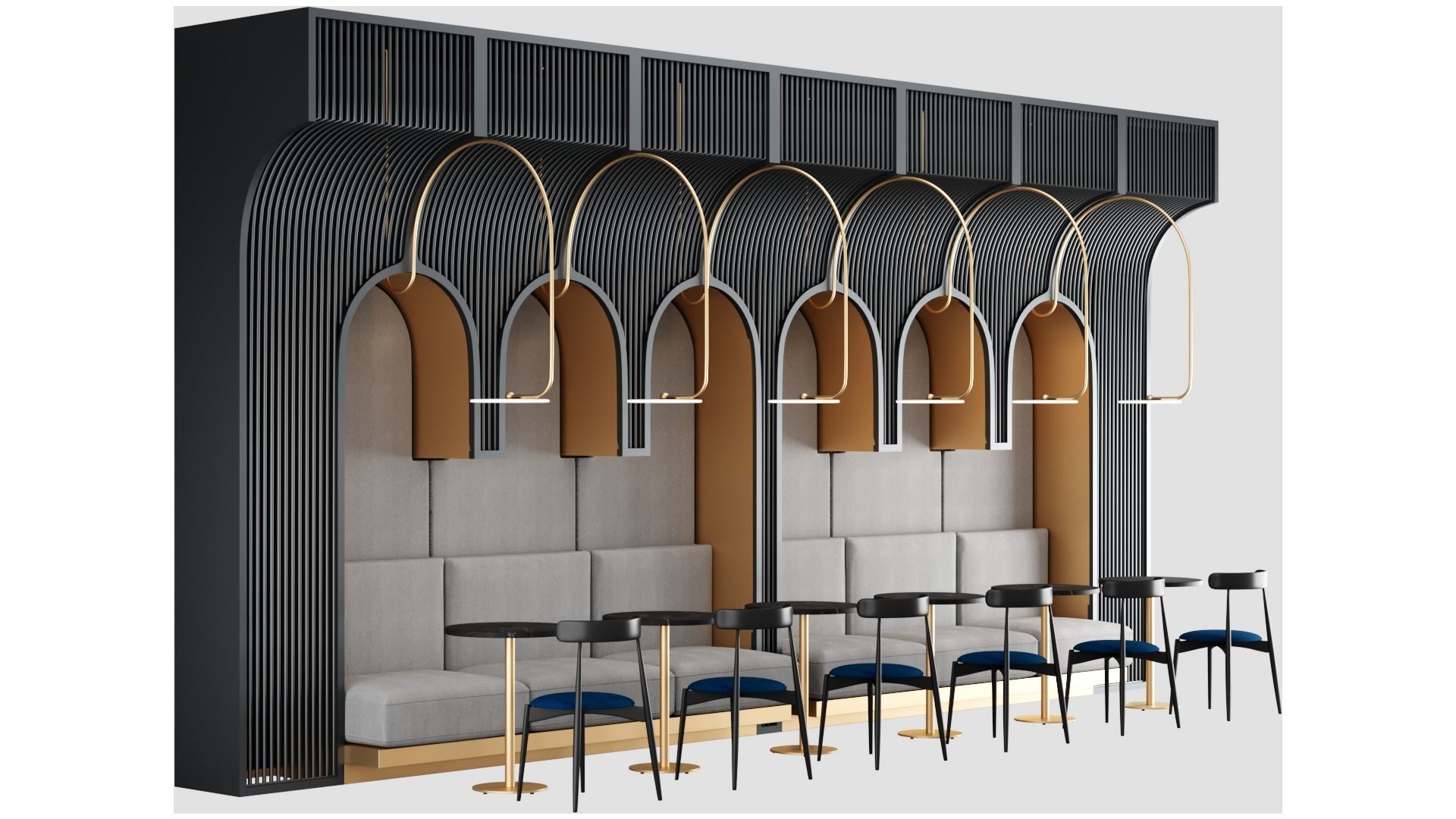 Restaurant Seating Group NM2 3D model_2