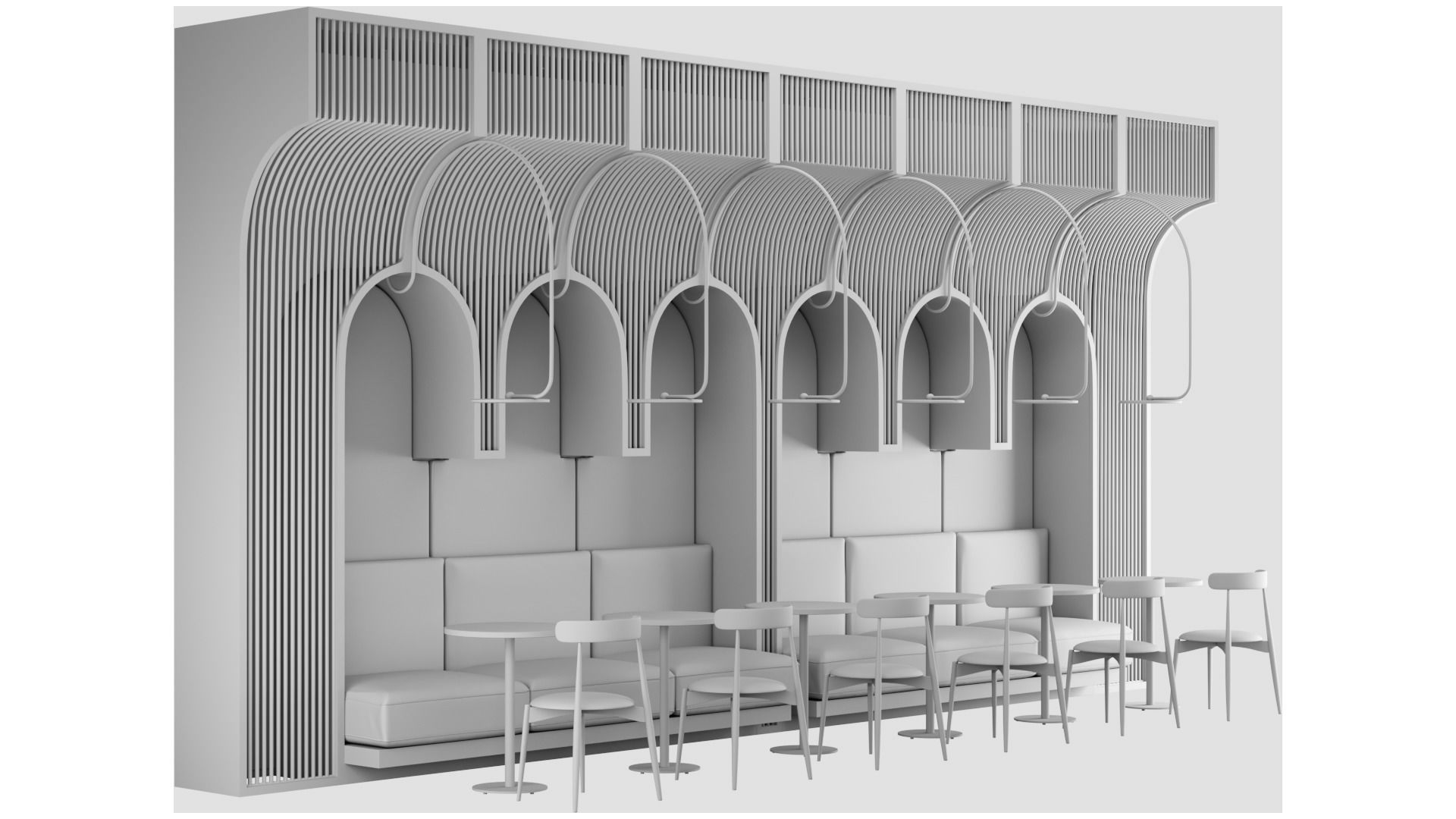Restaurant Seating Group NM2 3D model_7
