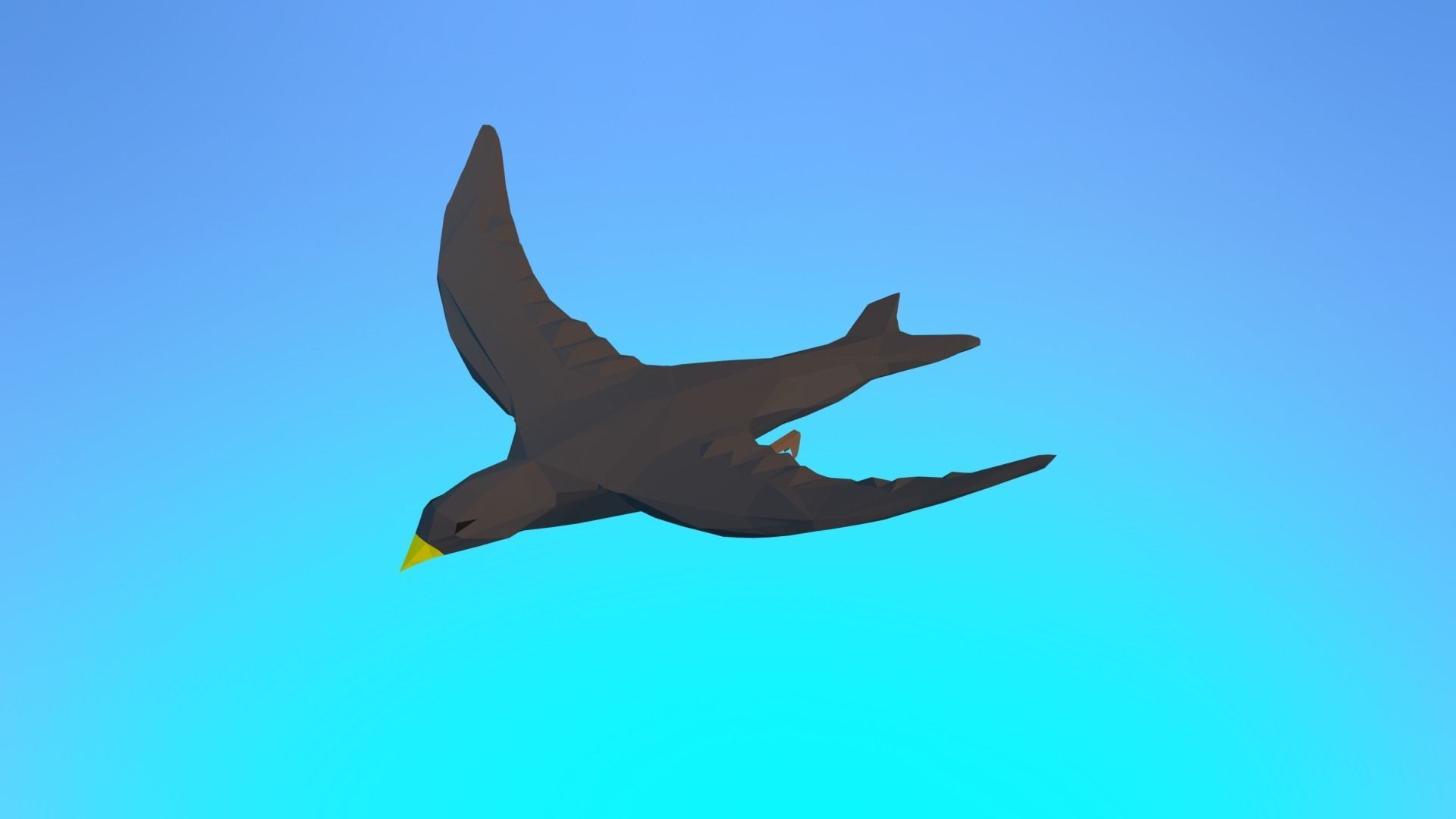 Low poly Clouds Mega Pack 3D Model Collection_26