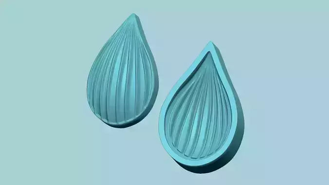 Drop Leaf STL - Molding Arrangement EVA Foam Craft 3D print model