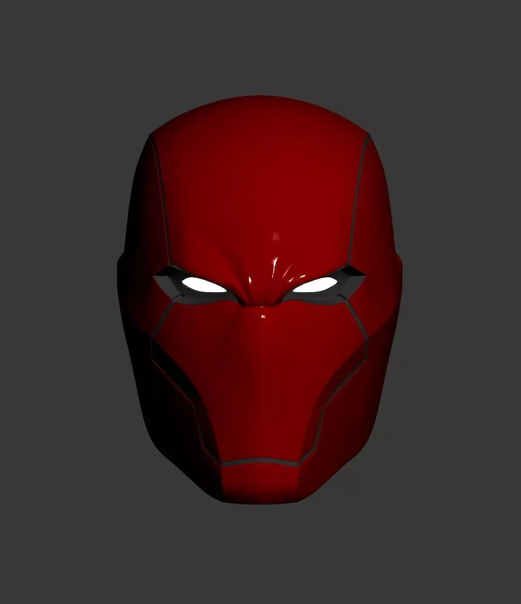 Red Hood Rebirth Helmet  3D print model_0