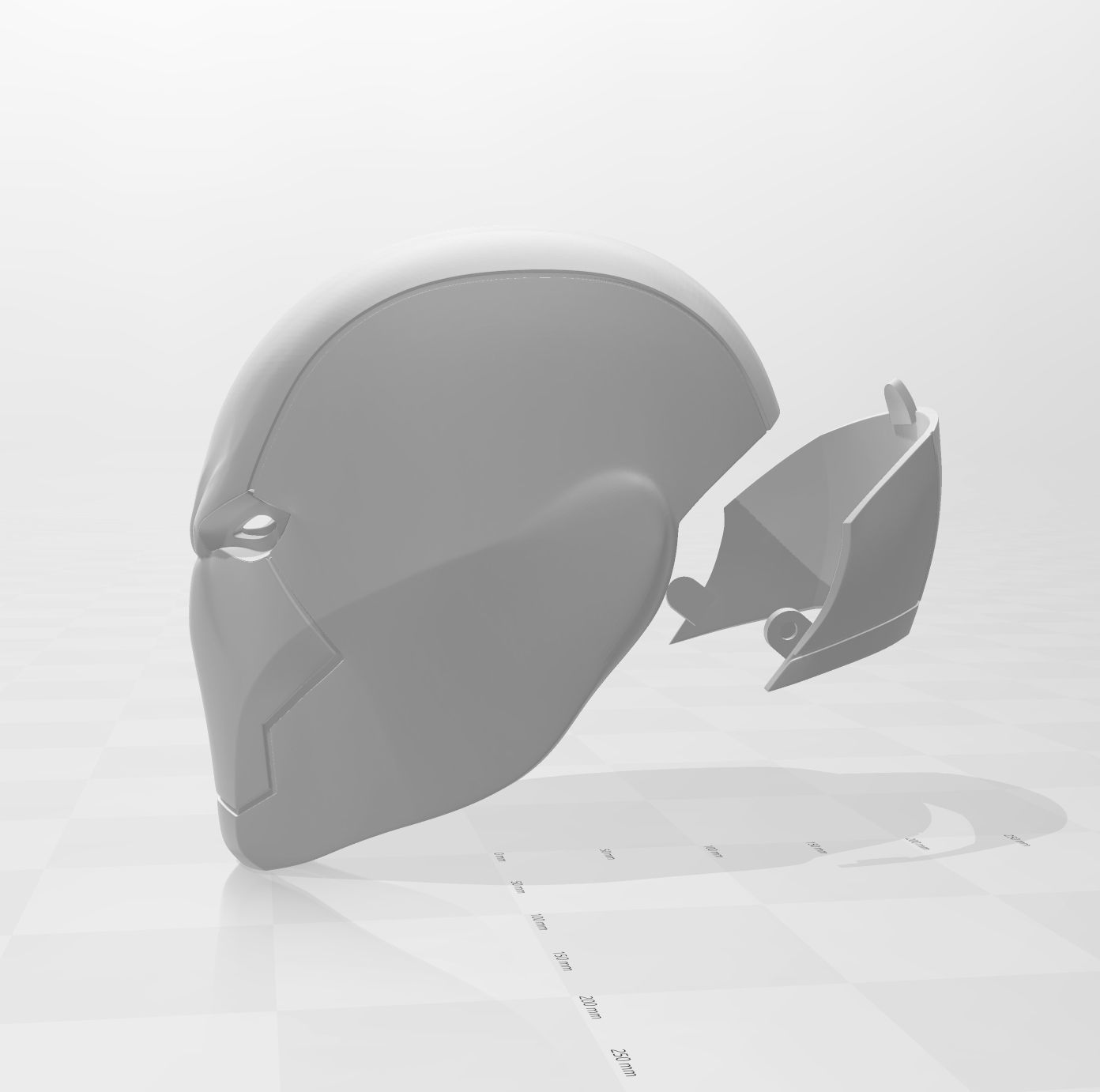 Red Hood Rebirth Helmet  3D print model_10