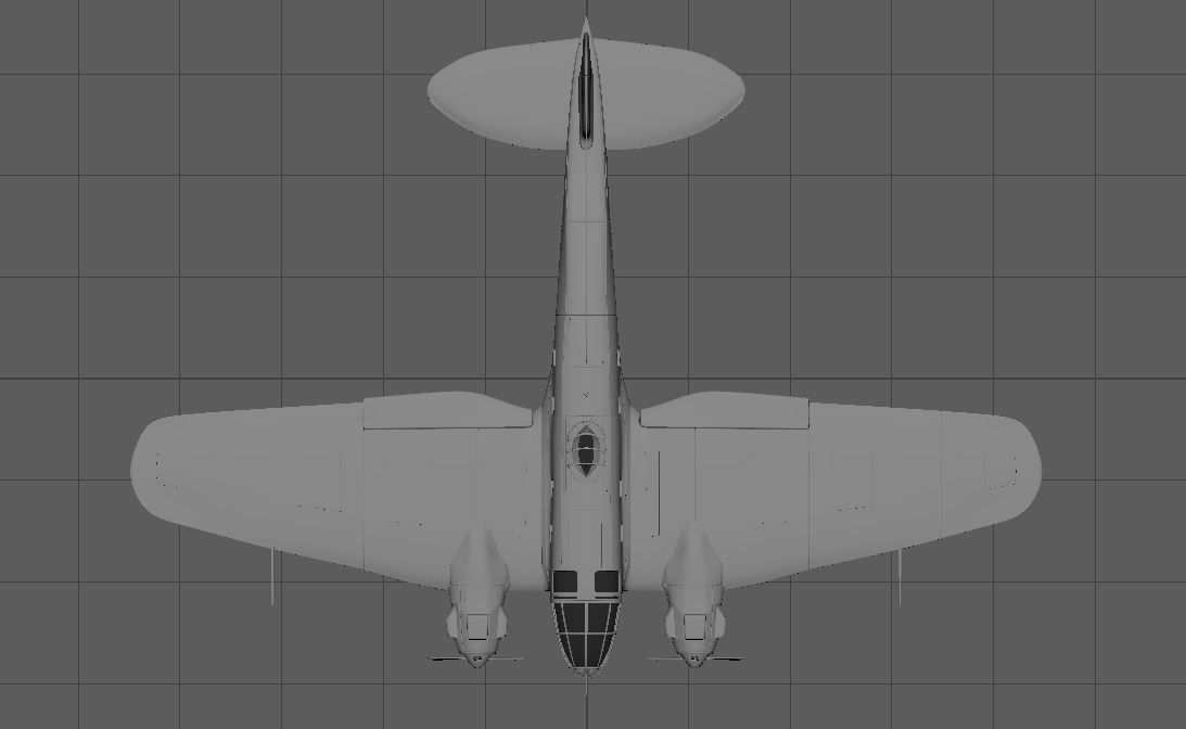 German Heinkel He 111 Bomber 3D model_7