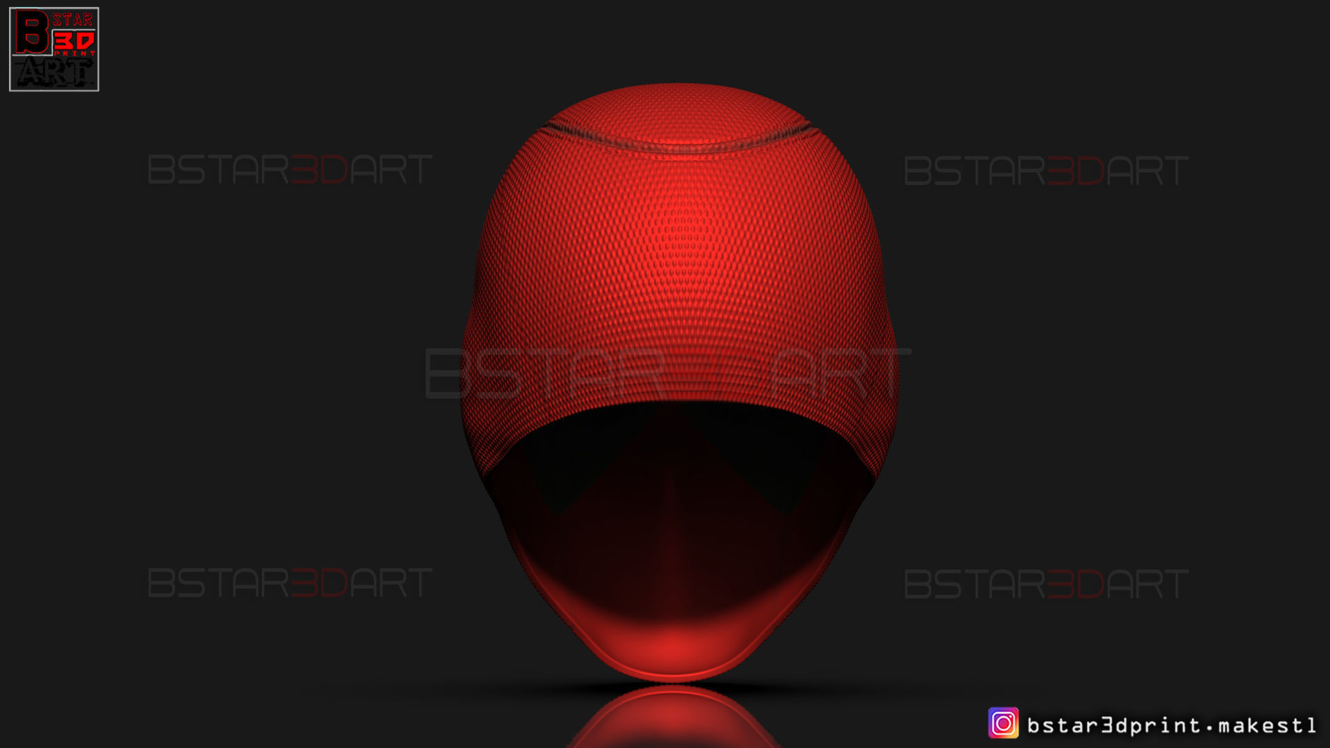 Deadpool Mask - Marvel comics 3D print model_4