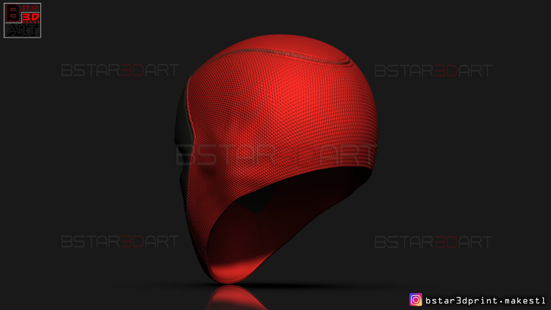 Deadpool Mask - Marvel comics 3D print model_3