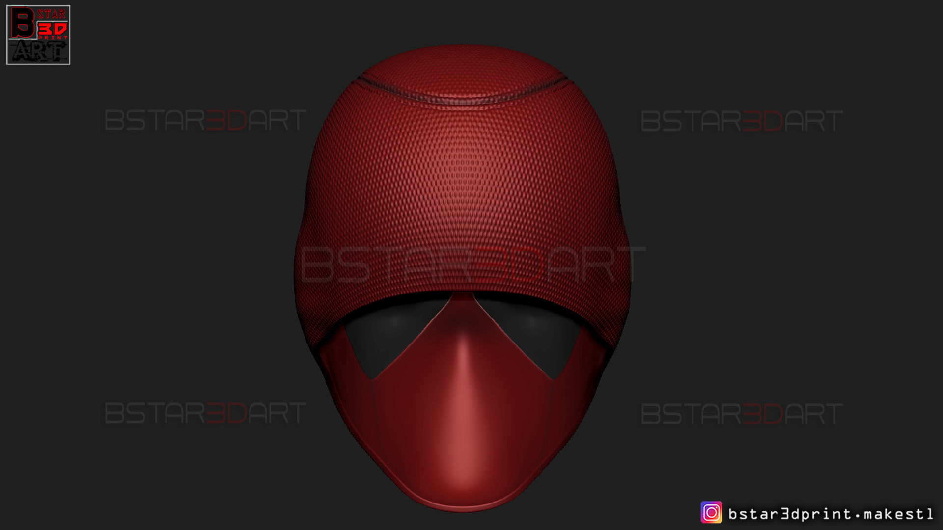 Deadpool Mask - Marvel comics 3D print model_17