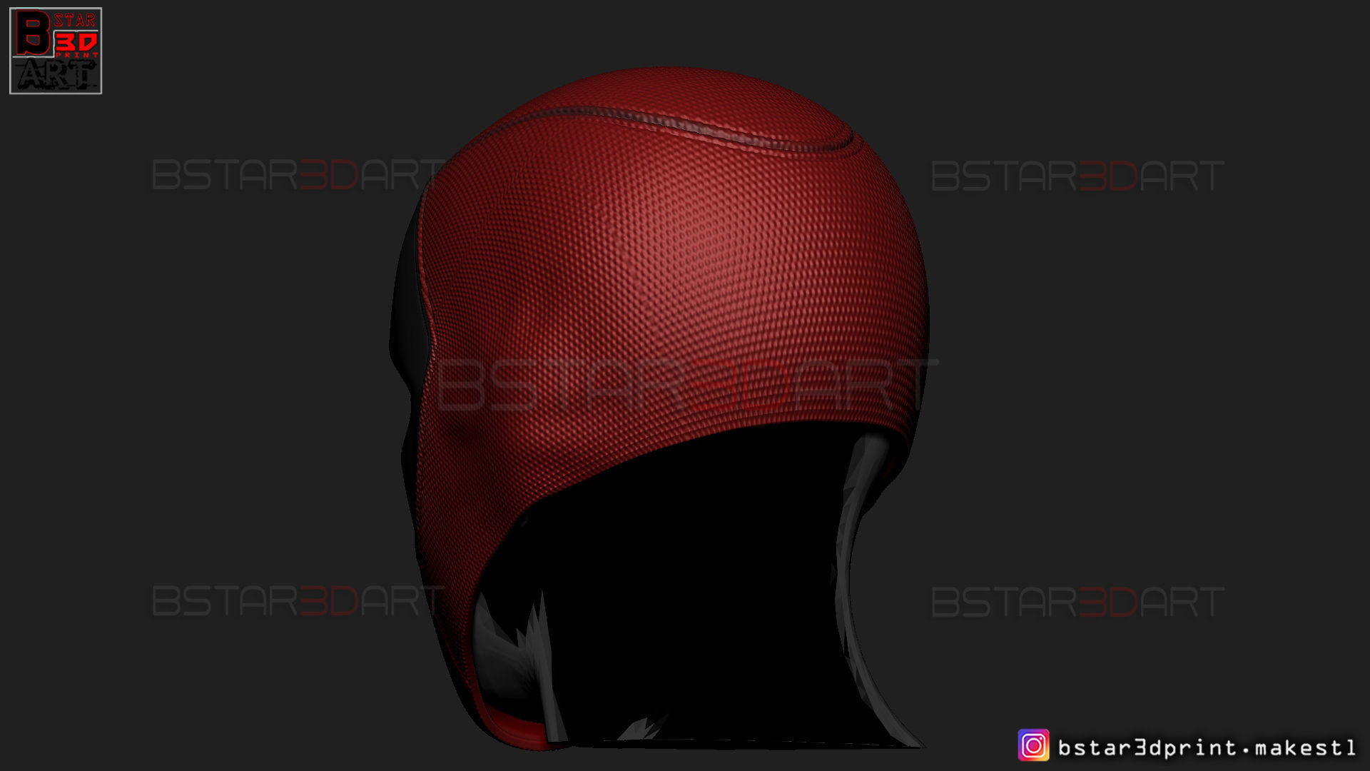 Deadpool Mask - Marvel comics 3D print model_9