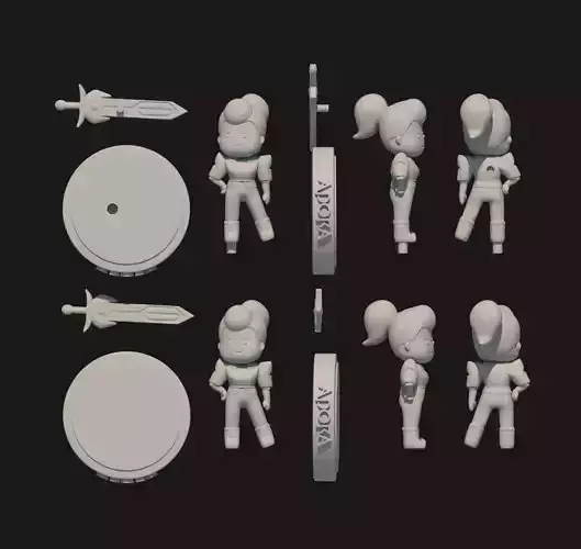 Miniature Adora She-ra 2018 3D print model