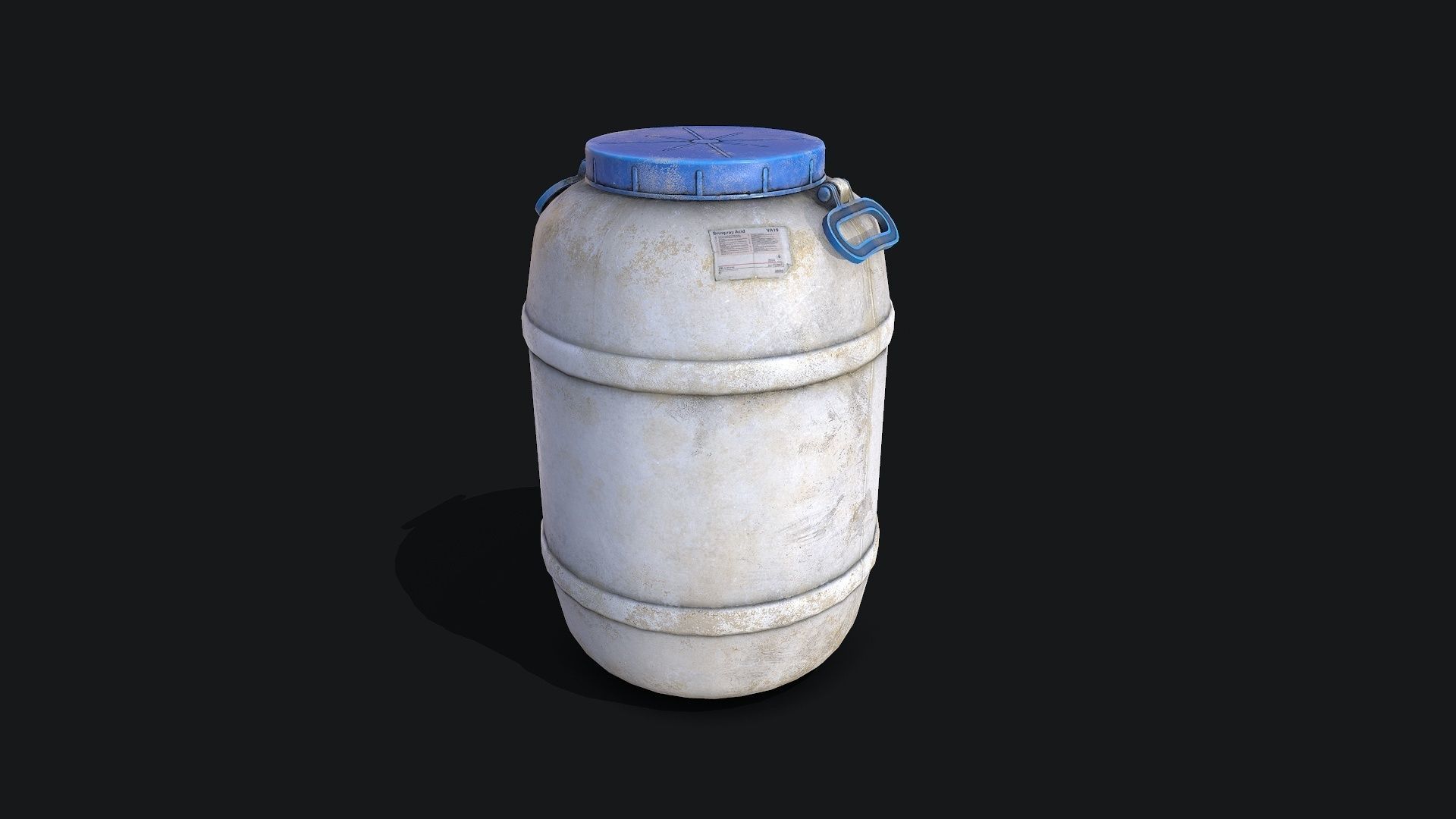 Explosive Storage Low-poly 3D model_10
