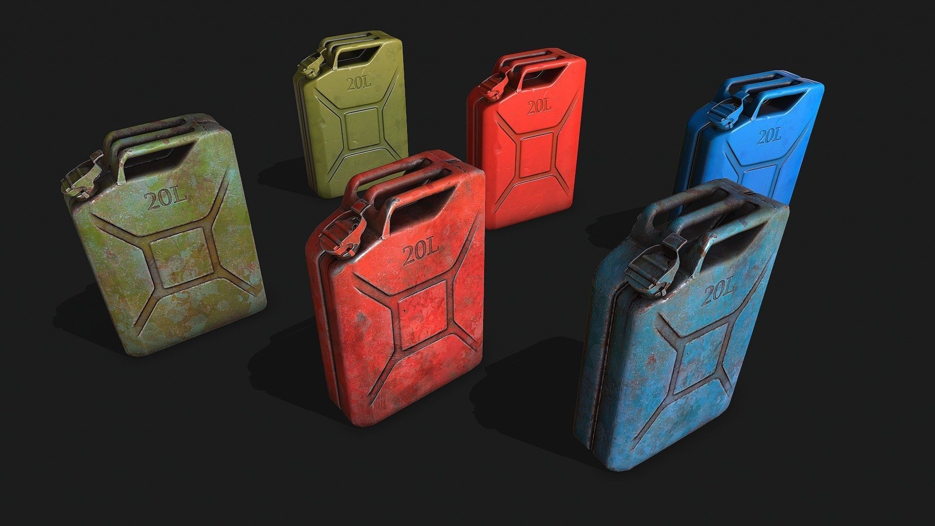 Explosive Storage Low-poly 3D model_12
