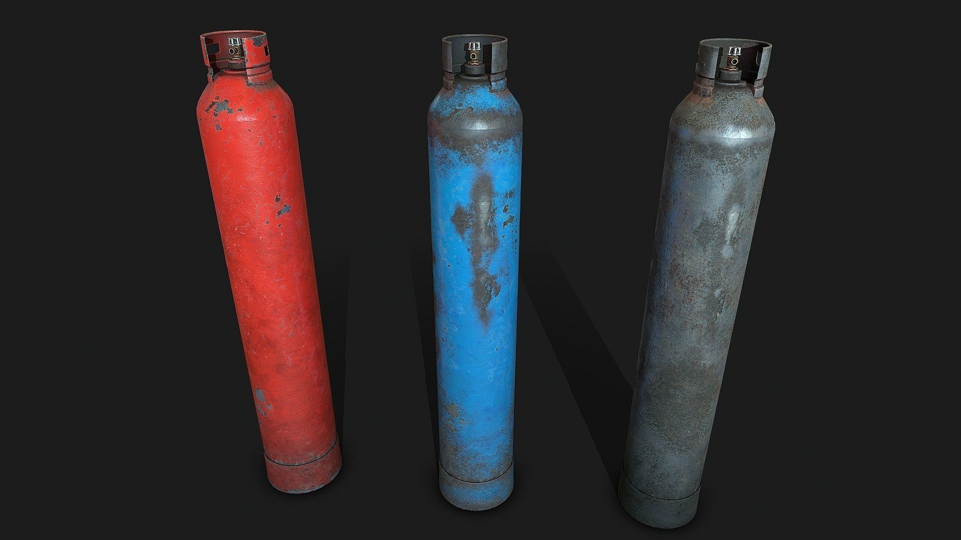 Explosive Storage Low-poly 3D model_6