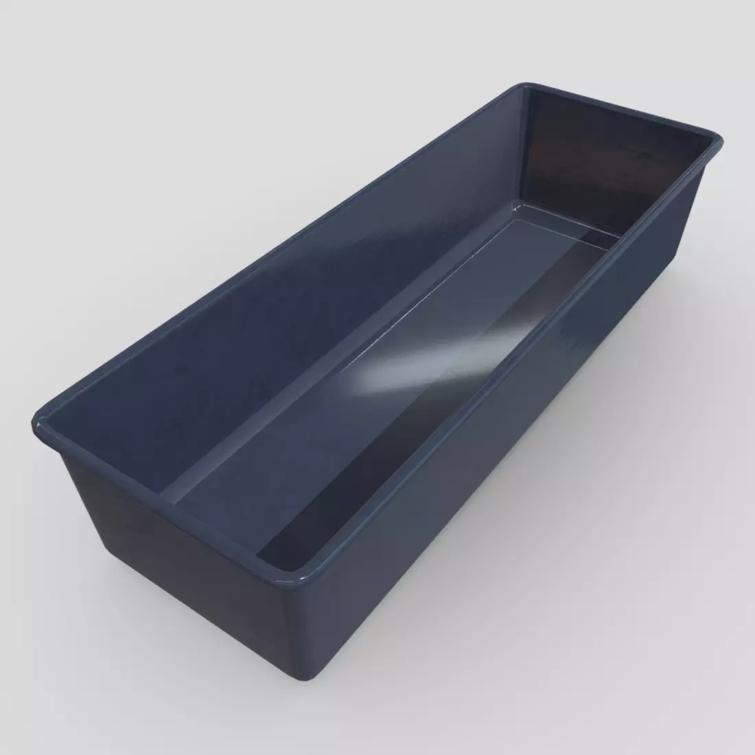 CC0 - Baking Tin Free low-poly 3D model