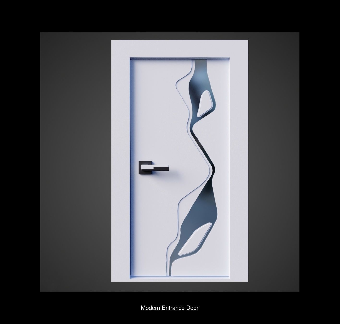 collection of 3 modern doors _1