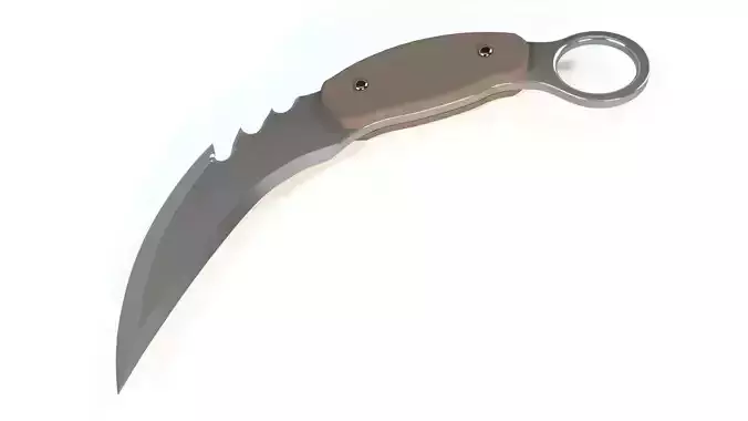 WARRIOR KNIFE Low-poly 3D model
