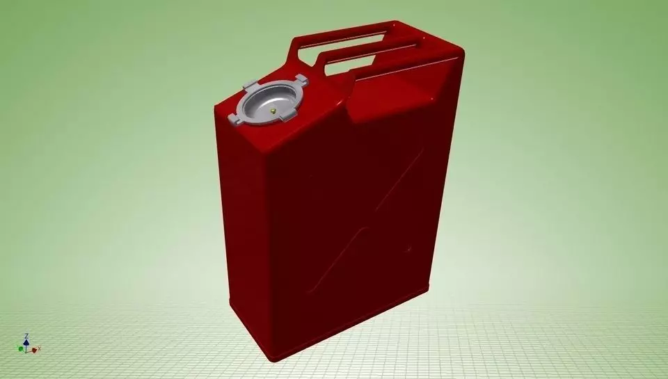 Fuel Can 5gal USGI Free 3D model