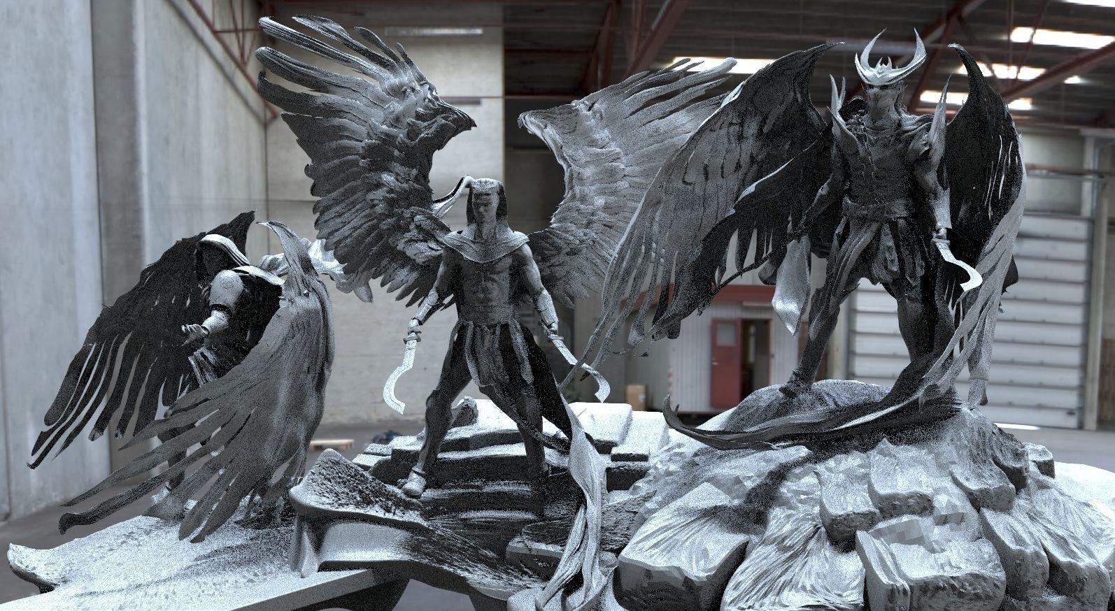 Fallen Angel collection 1 3D model_2