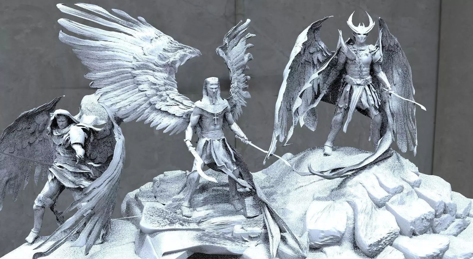 Fallen Angel collection 1 3D model_0