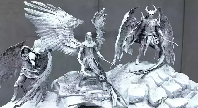 Fallen Angel collection 1 3D model