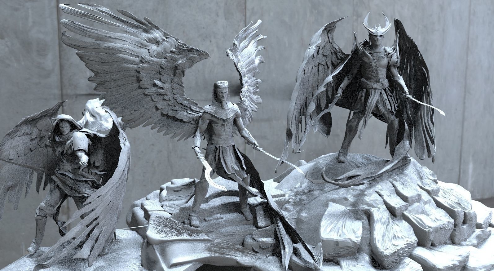 Fallen Angel collection 1 3D model_1