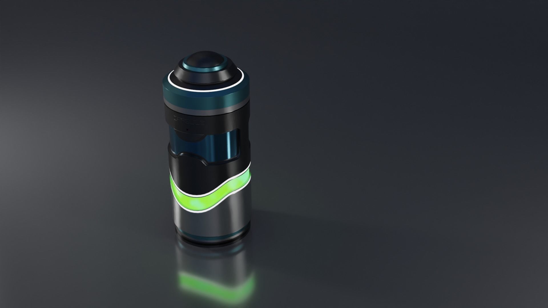 Sci-Fi Mini Capsule-1 Low-poly 3D model_2