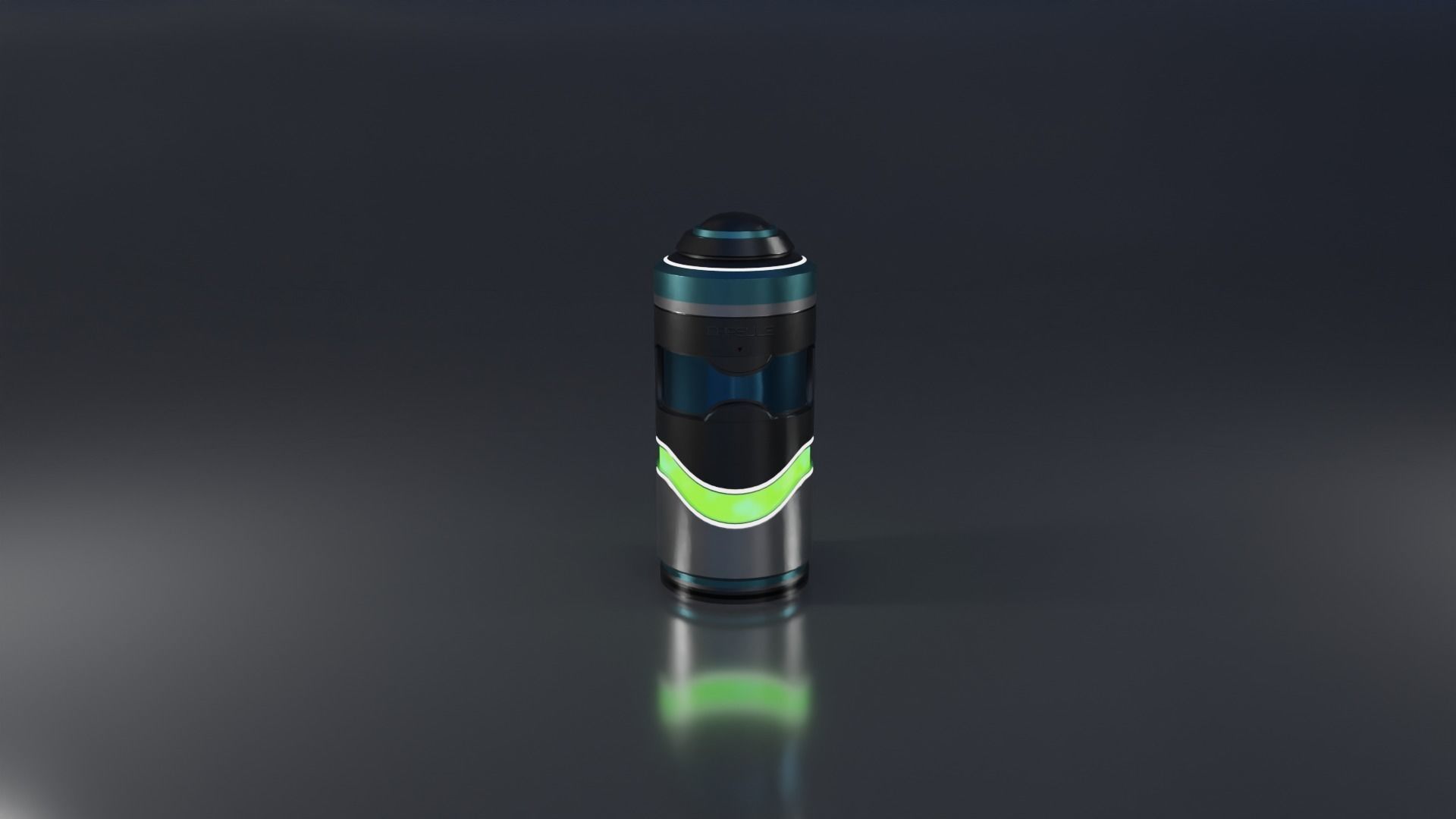 Sci-Fi Mini Capsule-1 Low-poly 3D model_4