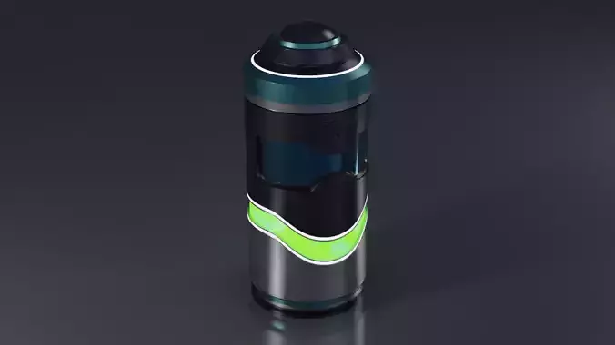 Sci-Fi Mini Capsule-1 Low-poly 3D model
