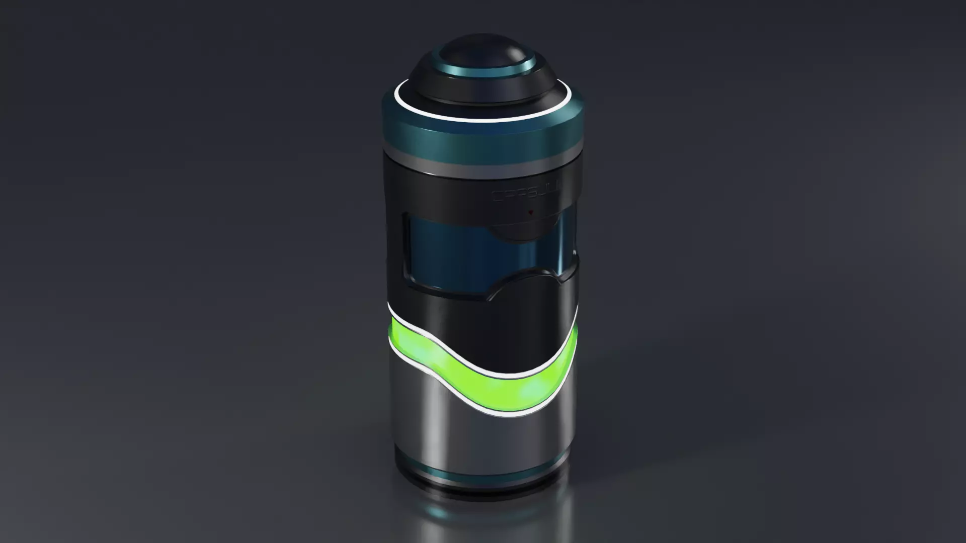 Sci-Fi Mini Capsule-1 Low-poly 3D model_0