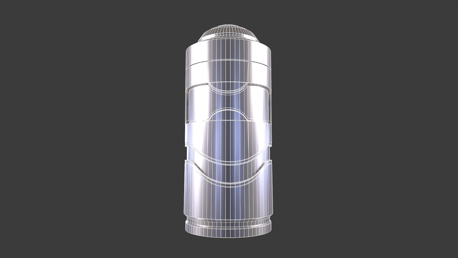 Sci-Fi Mini Capsule-1 Low-poly 3D model_6