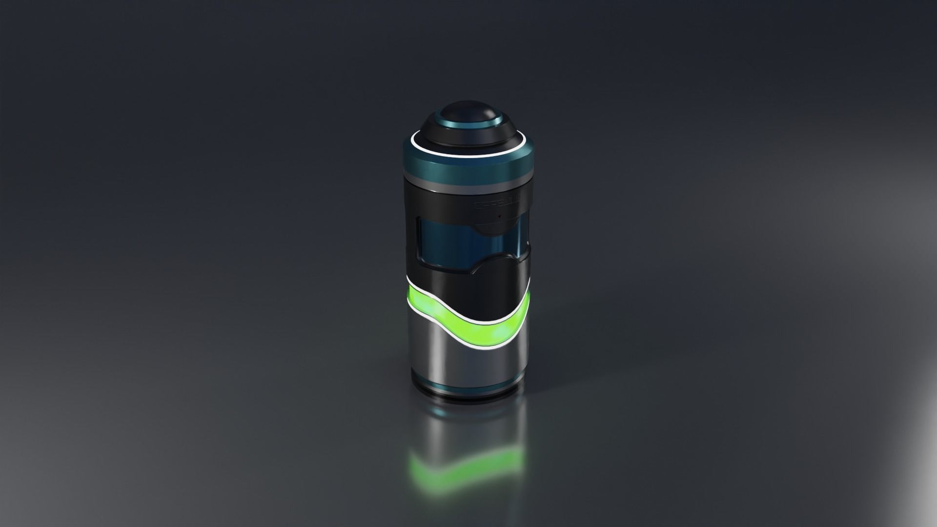 Sci-Fi Mini Capsule-1 Low-poly 3D model_1