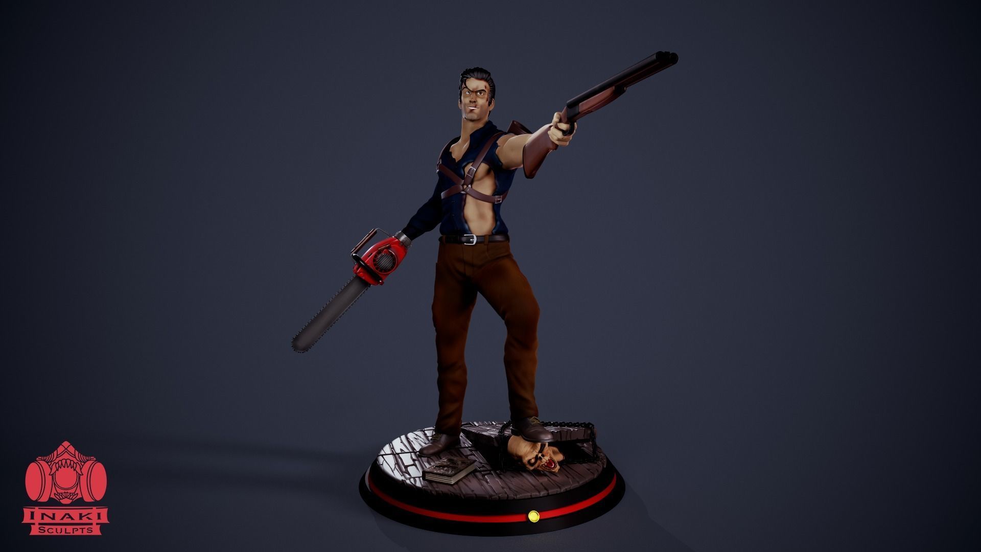 Ash Williams 3D print model_1