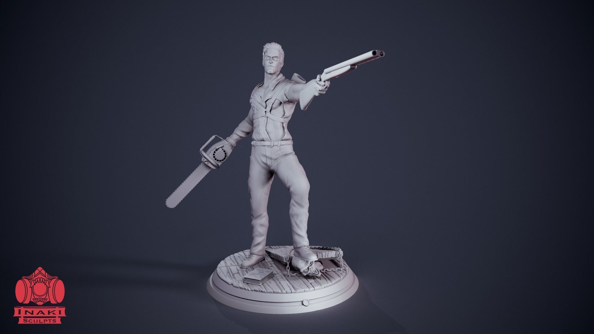 Ash Williams 3D print model_3