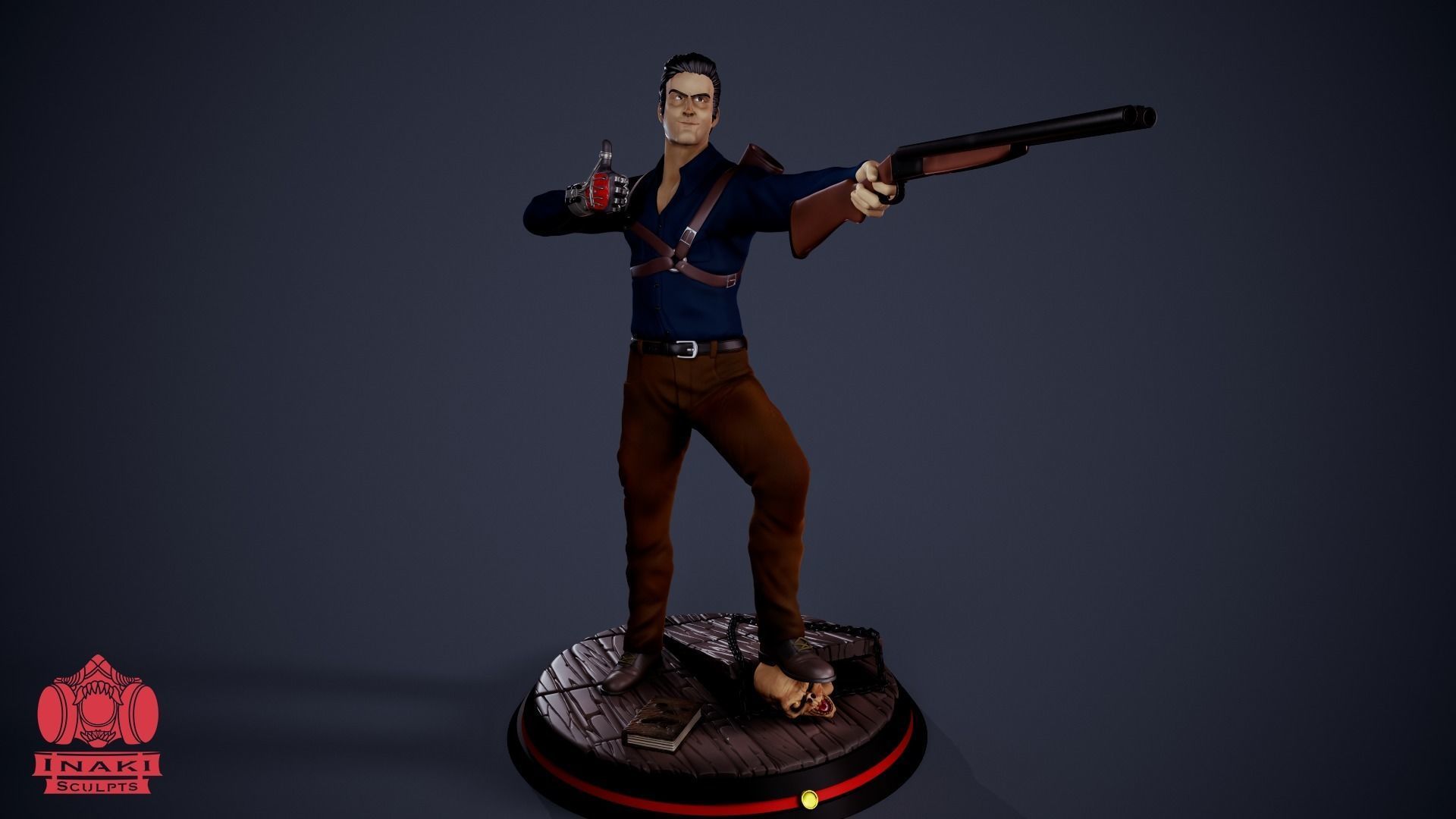 Ash Williams 3D print model_2