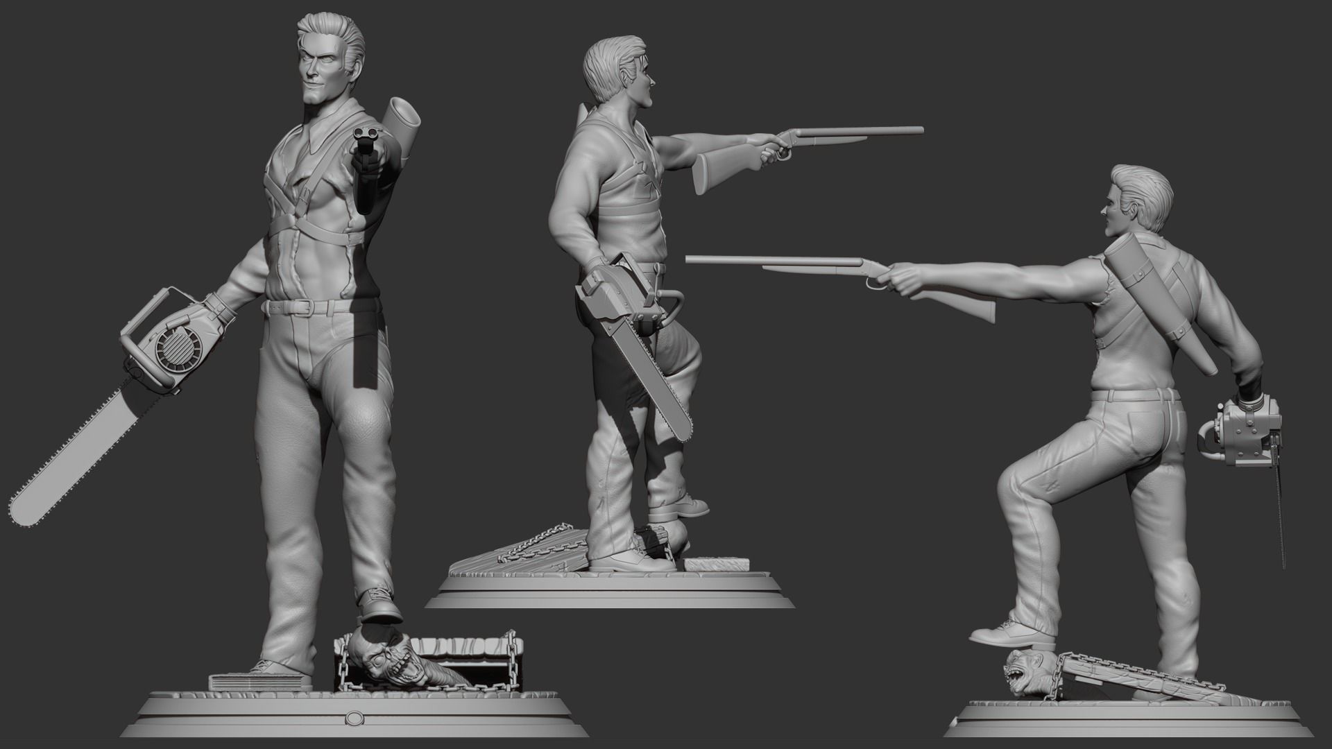 Ash Williams 3D print model_5