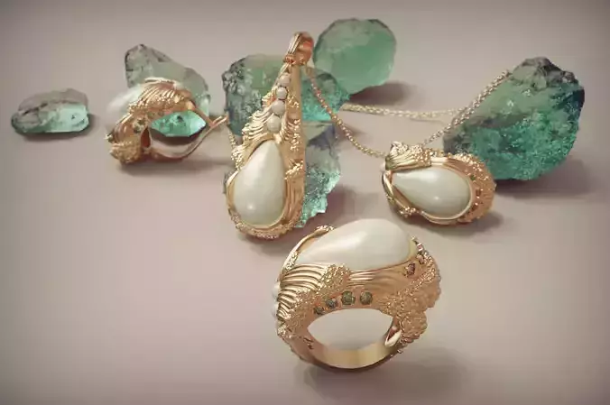 Pearl Waves Jewelry collection 