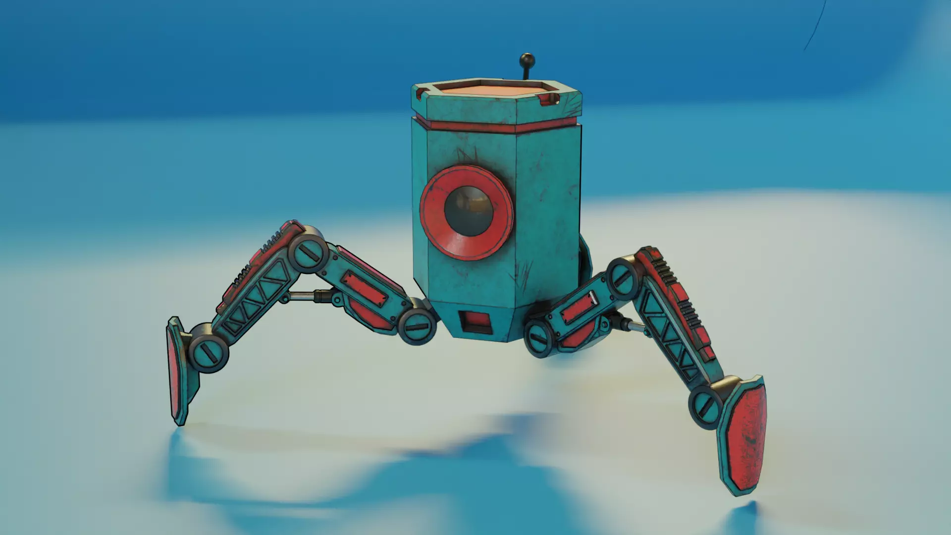 3D model Toon Bot VR / AR / low-poly | CGTrader